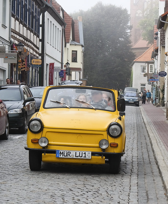 Trabby Auto Mecklenburgische Seenplatte SAM_4131 Kopie.jpg - Und da war er endlich " der Trabby " als Cabriolet